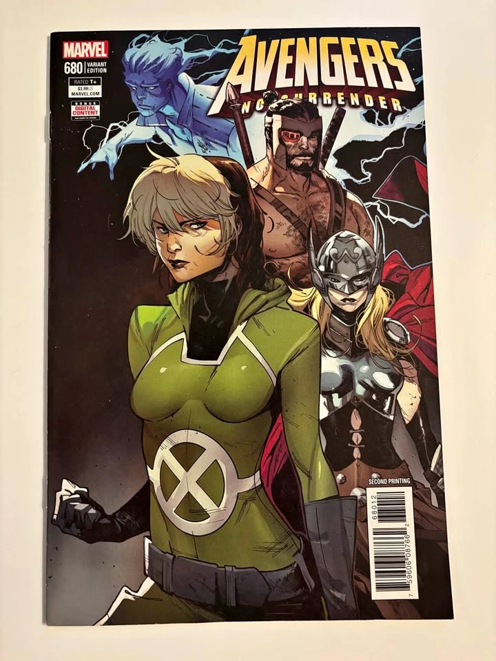 2018 Avengers No Surrender 680 Variant High Grade Marvel Comic