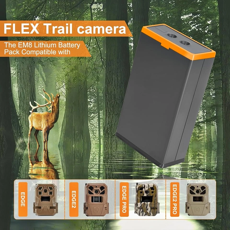 FLEX EM8 Lithium Battery Pack Trail Camera