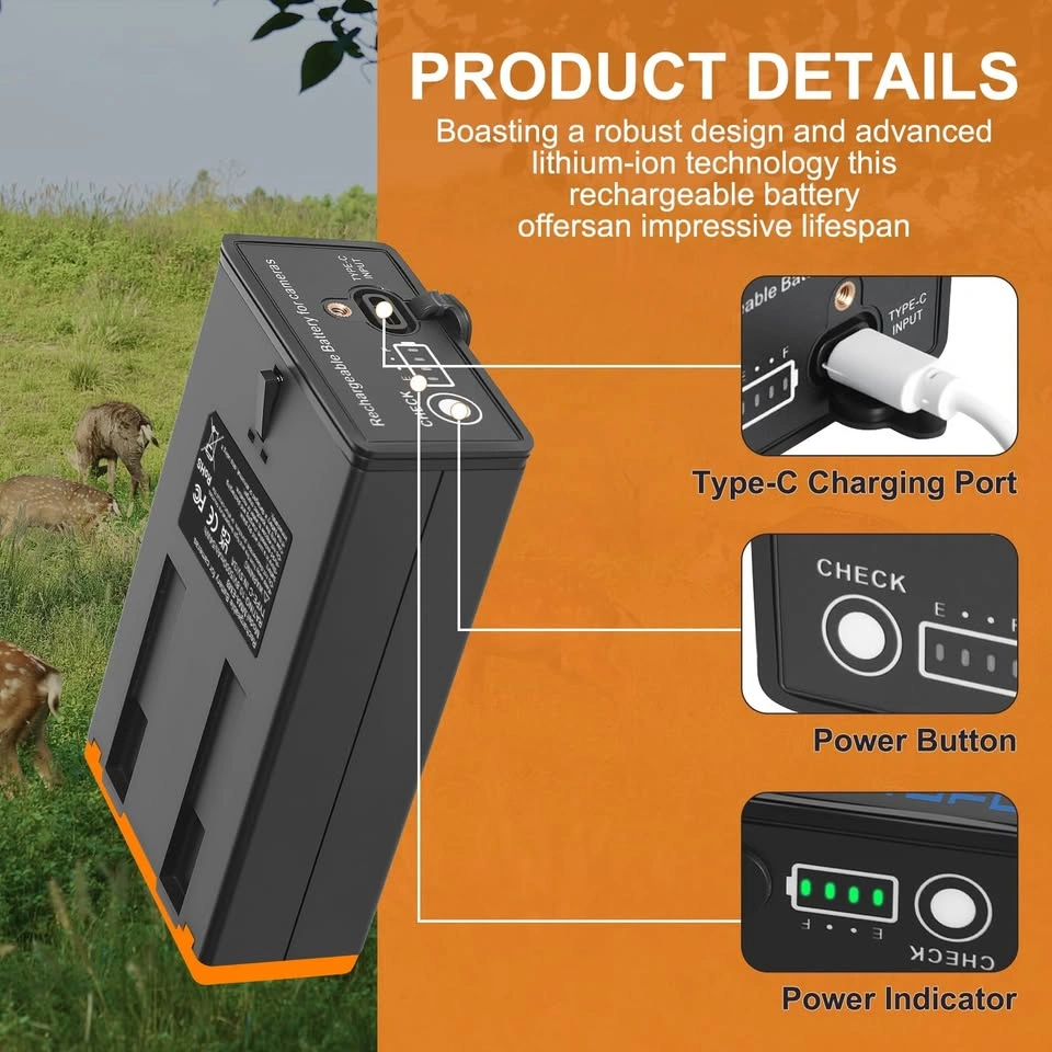 FLEX EM8 Lithium Battery Pack Trail Camera - photo 3