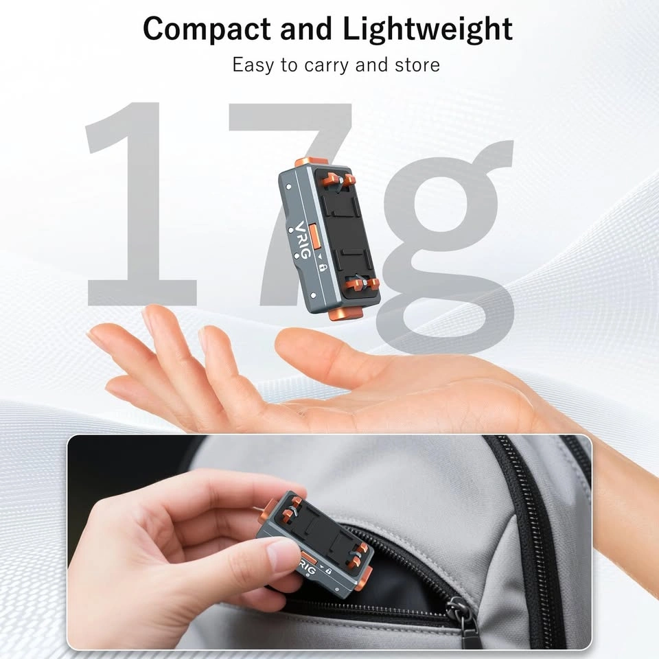 VRIG Quick Release Base for Insta360 Ace Pro/2 & GoPro Mounts - photo 3