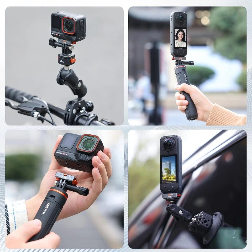 VRIG Quick Release Base for Insta360 Ace Pro/2 & GoPro Mounts - photo 4
