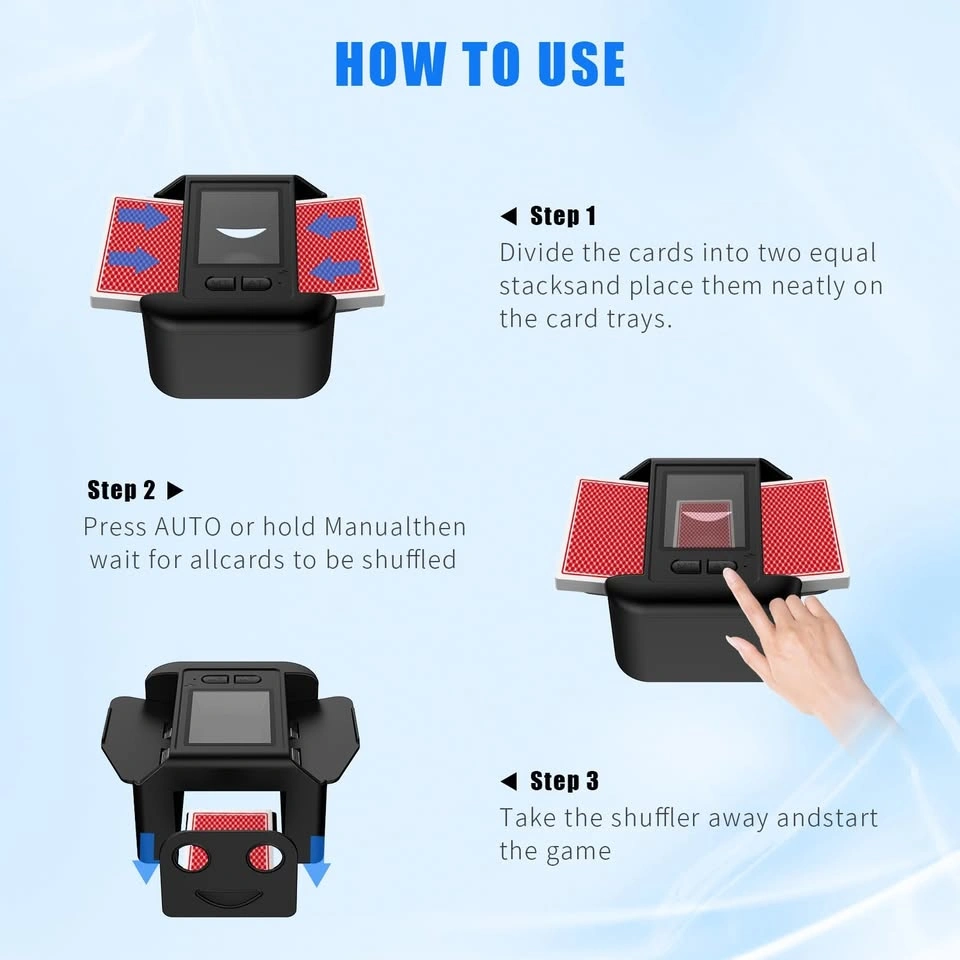Automatic Card Shuffler Type-C Rechargeable - photo 2