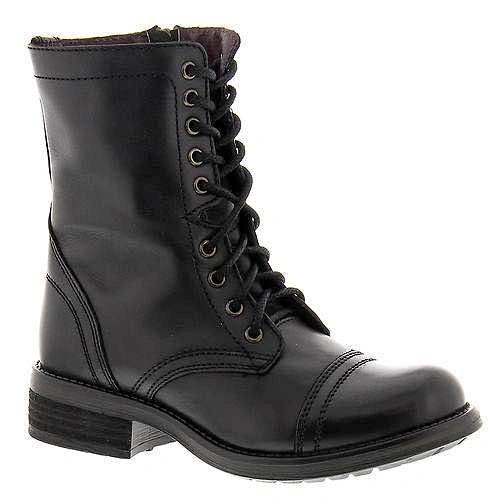 New Women's Steve Madden Troopa 2.0 Leather Combat Boots Size 10