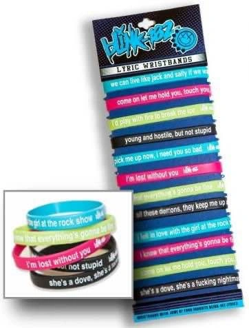Official Blink 182 Lyric Bracelets - 2013 Tour - photo 2