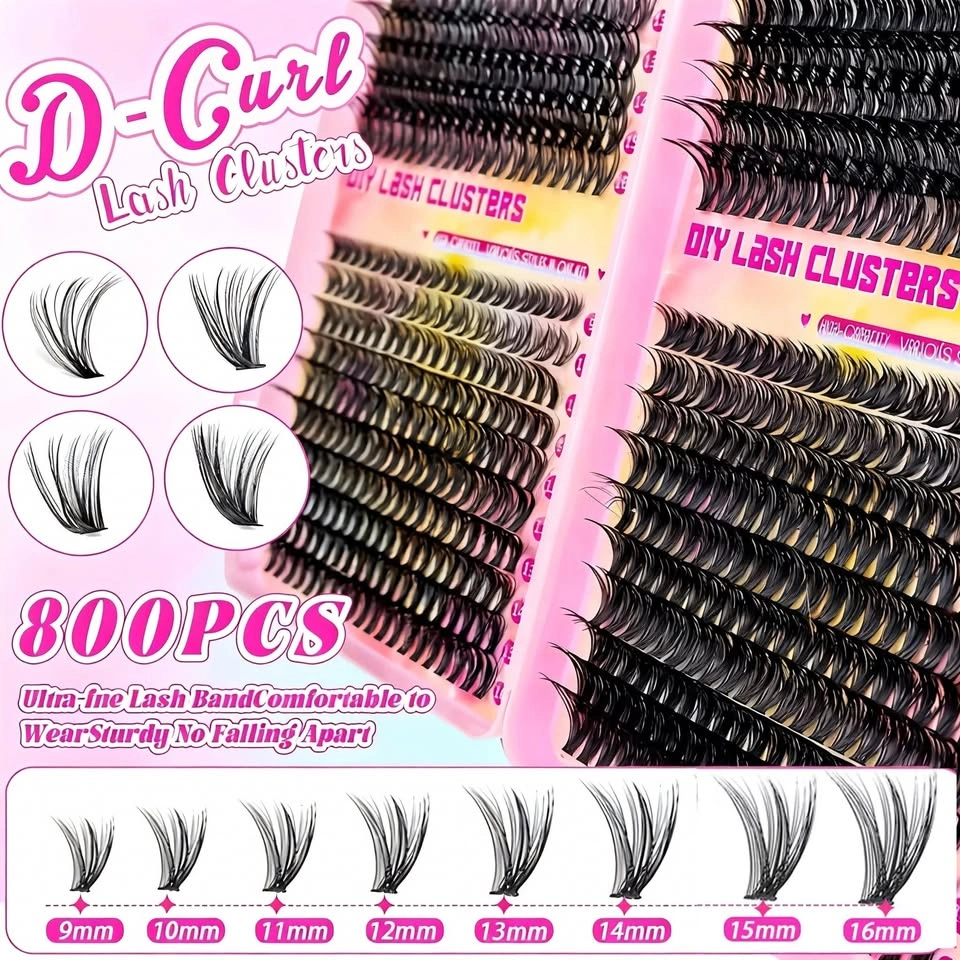 DIY Lash Clusters Kit 800pcs Various Styles - photo 5
