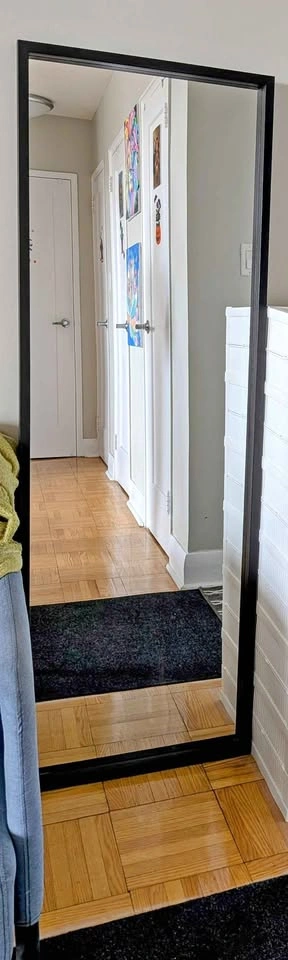 Black Frame Full Length Mirror