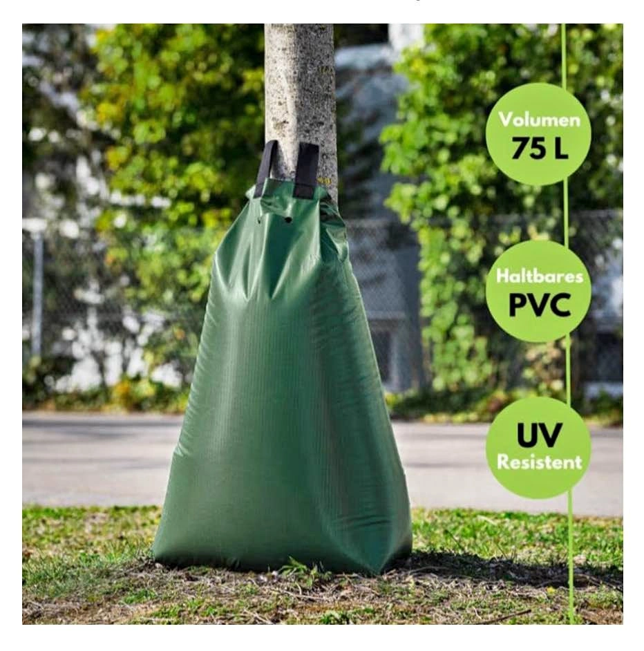 20 Gallon Tree Watering Bags - Slow Release Drip Irrigation, Hea