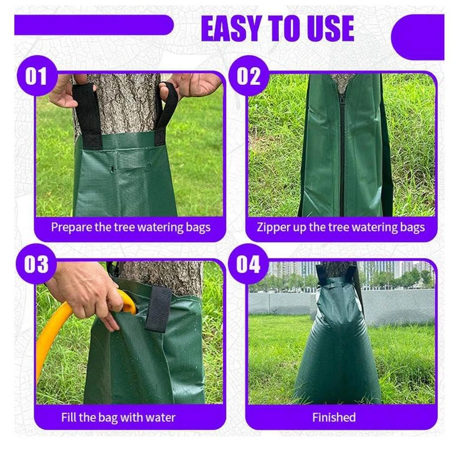 20 Gallon Tree Watering Bags - Slow Release Drip Irrigation, Hea - photo 2