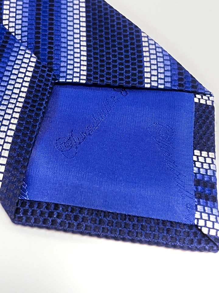Turnbull & Asser Luxury Silk Tie - Blue Stripe - photo 5