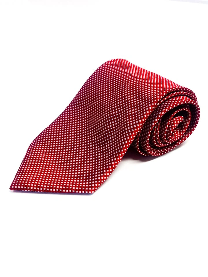 Ermenegildo Zegna Red Silk Tie - photo 3