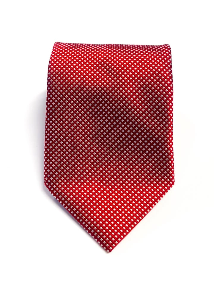 Ermenegildo Zegna Red Silk Tie - photo 4