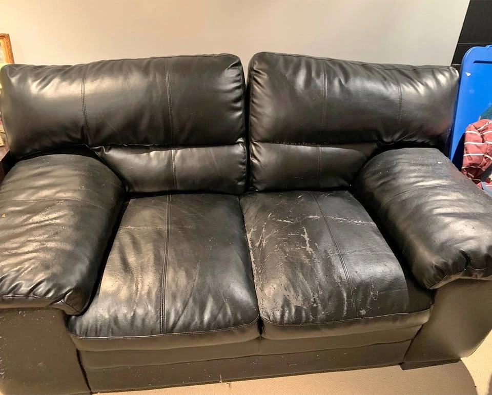 Leather Loveseat