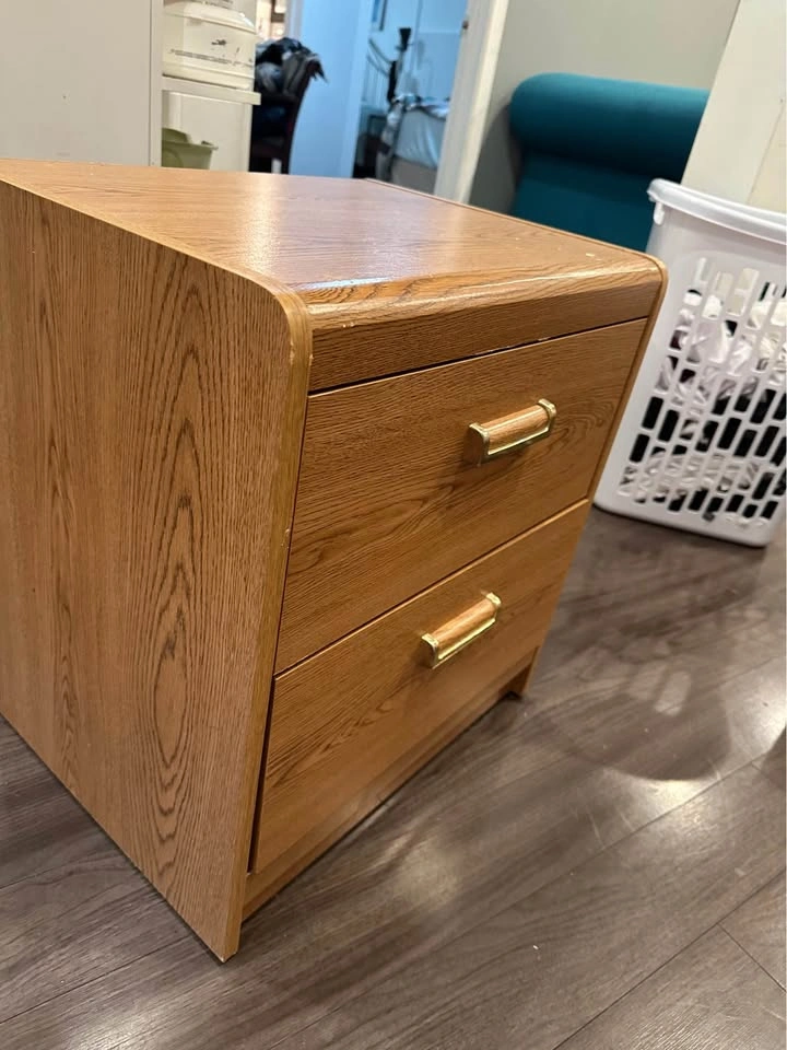 Wooden side table/ night stand - photo 2