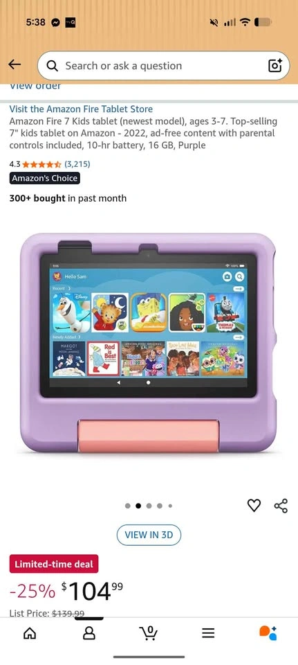 Amazon Fire 7 Kids tablet - photo 2