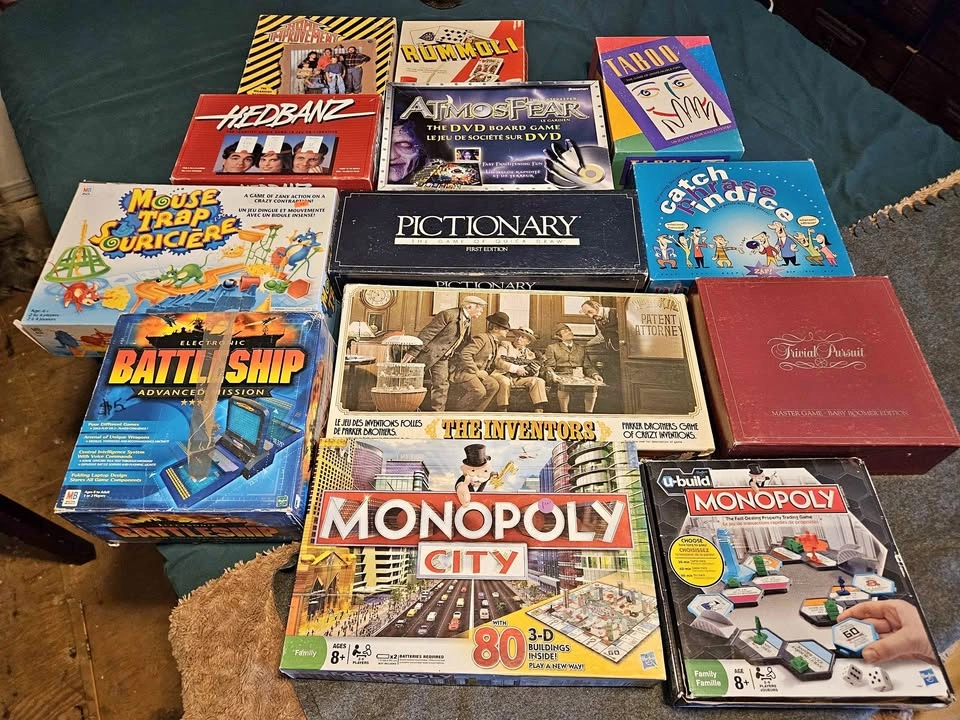 Board Game Lot – Monopoly, Battleship, Mouse Trap + More