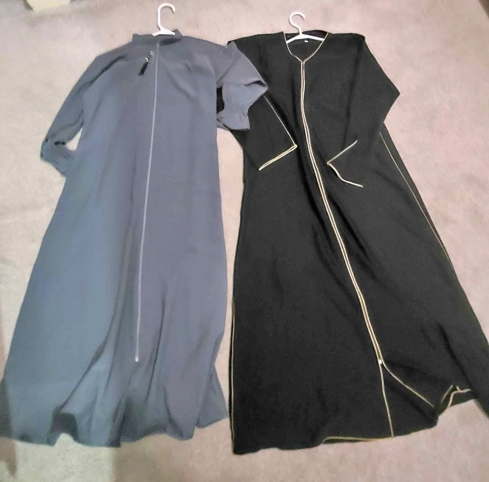 2 Abayas - Brand New from Saudi, Size 50 Girls