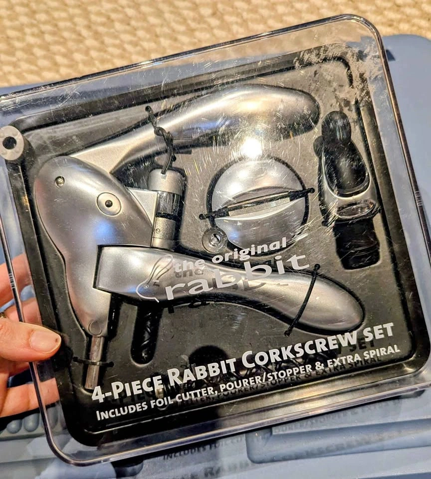 4-Piece Rabbit Corkscrew Set (new, in open box)