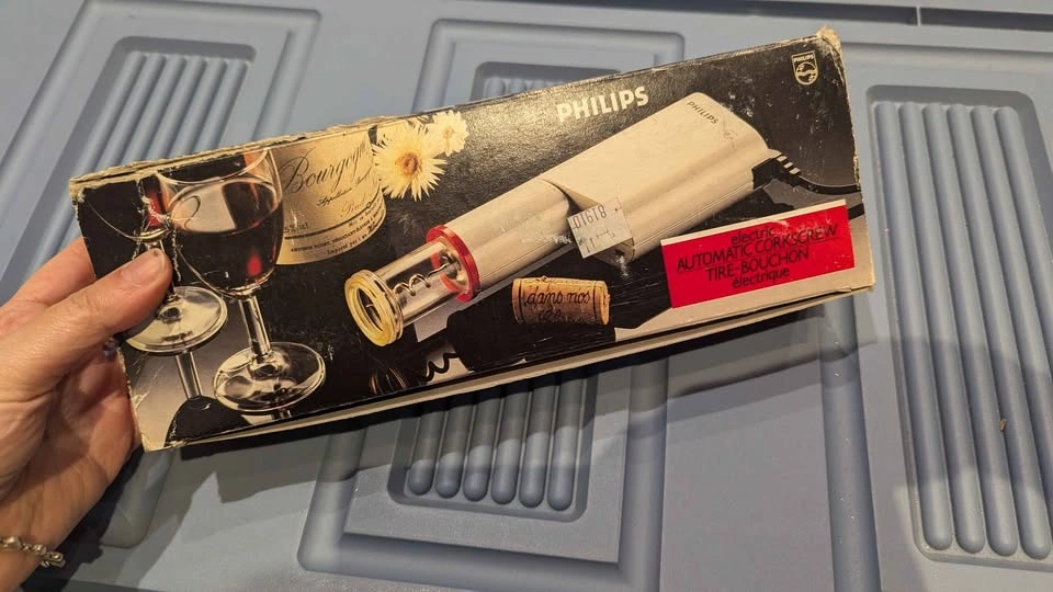 Vintage Philips Electric Corkscrew (Automatic) – In Box - photo 2