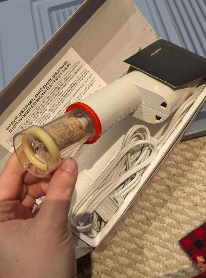 Vintage Philips Electric Corkscrew (Automatic) – In Box - photo 5