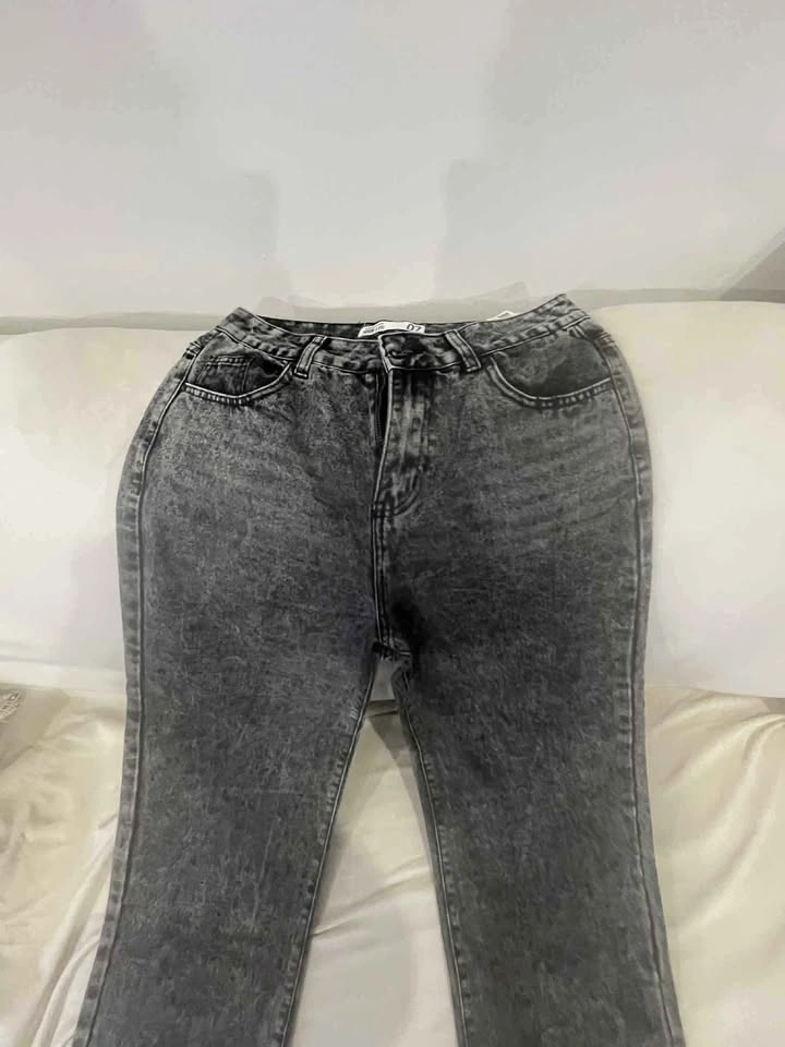 Jeans - Black Wide Leg & Blue Low Rise Flare - photo 2