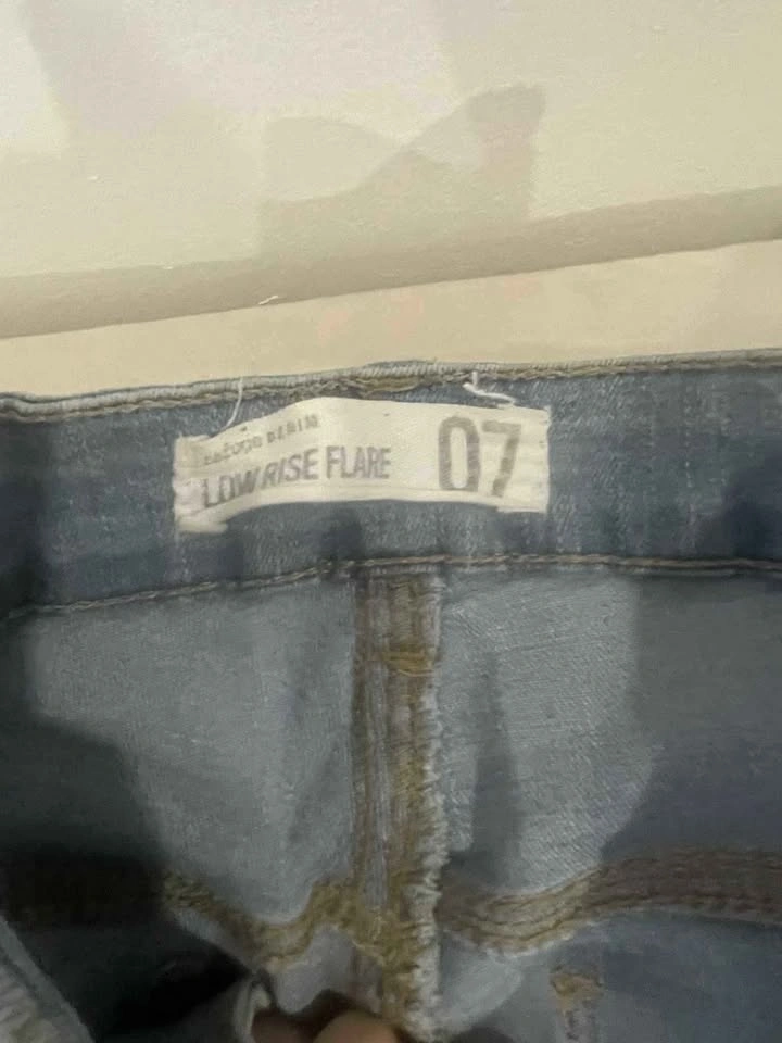 Jeans - Black Wide Leg & Blue Low Rise Flare - photo 5