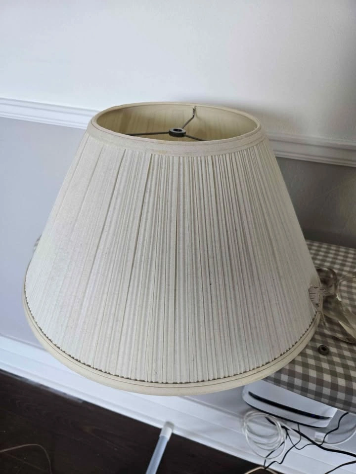 Floor Lamp with Adjustable Height and Drum Shade - photo 4