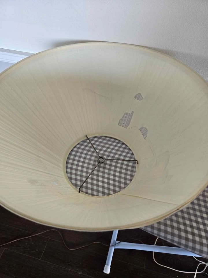 Floor Lamp with Adjustable Height and Drum Shade - photo 5