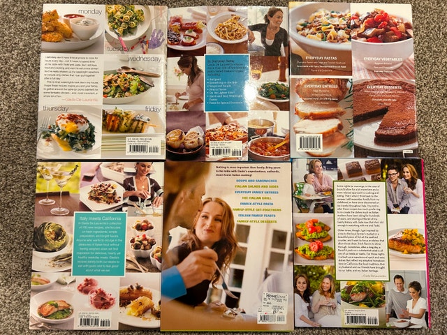 Giada De Laurentiis Cookbooks (6 Hardcover Books) - photo 2