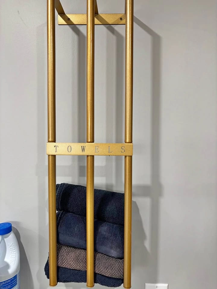 Gold Towel Rack