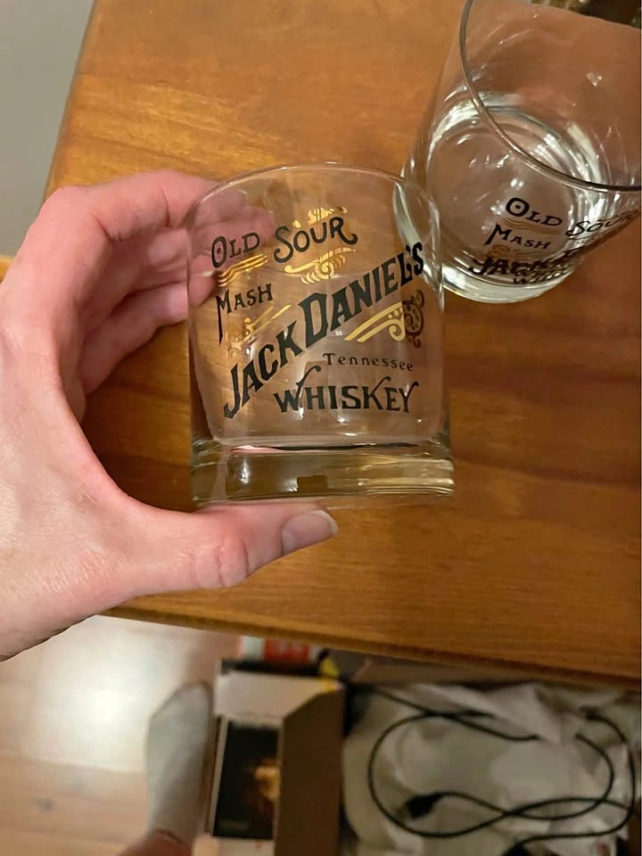 Jack Daniel’s Old Sour Mash Whiskey Glasses