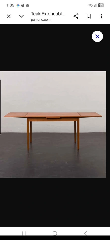 Denmark vintage table 1960 - photo 5