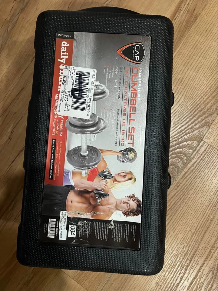 Dumbbell Set 40Lb & Case - photo 2