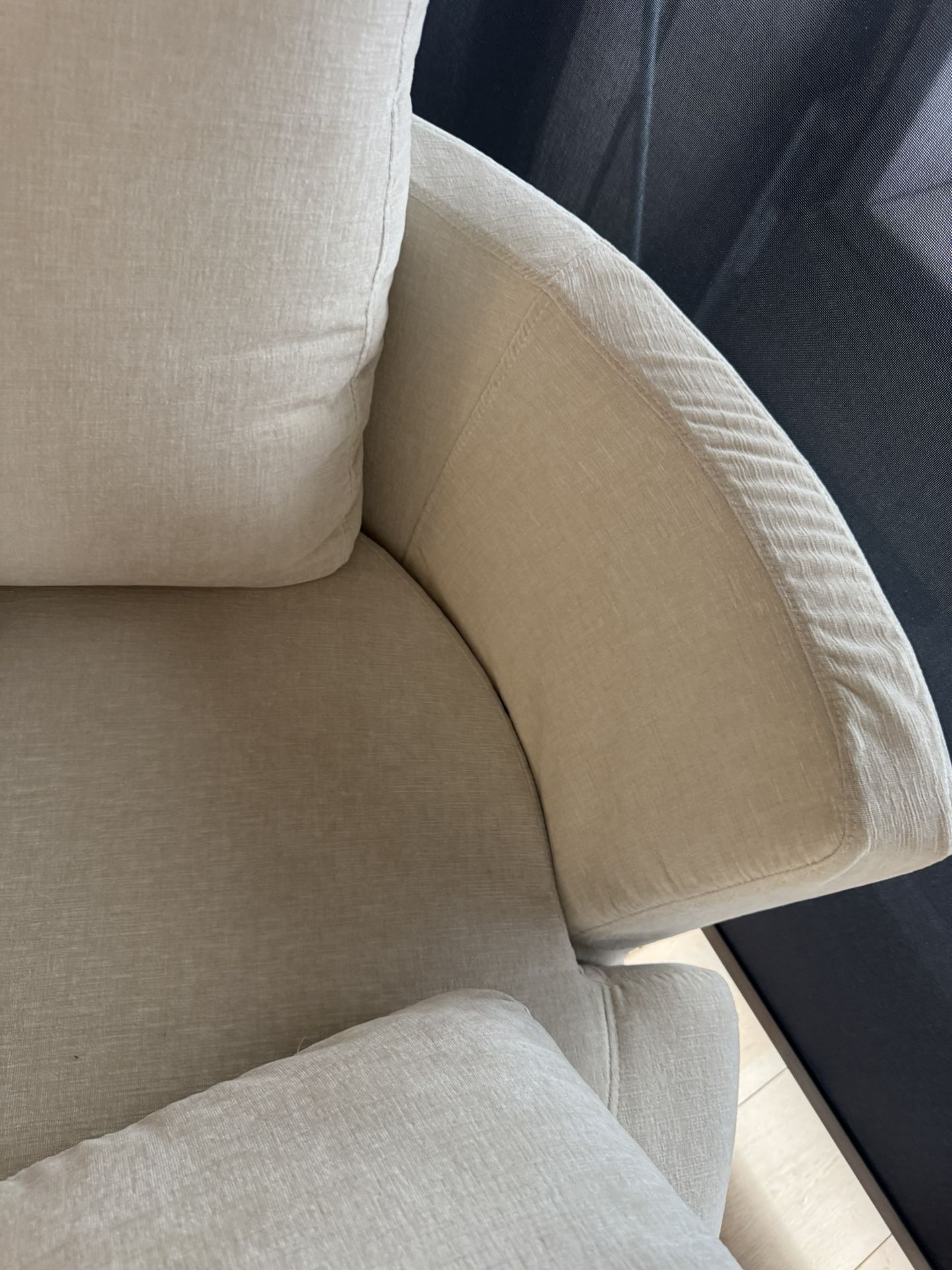 $300 Beige Swivel Chair - photo 4