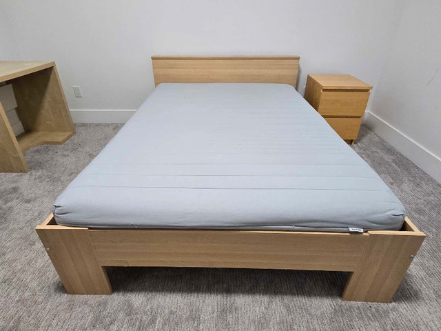 Ikea Malm double bed and furnature - photo 3