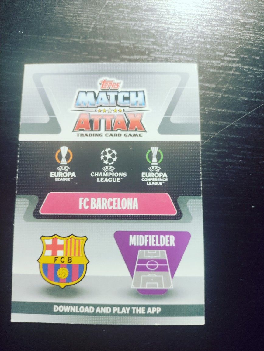 Gavi #SU18 Topps Match Attax Extra 21/22 Rookie RC - Barcelona - photo 2