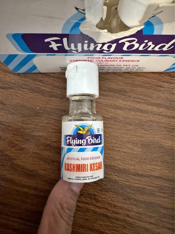 Kashmiri Kesar Artificial Food Essence - 9 Bottles (urgent movin