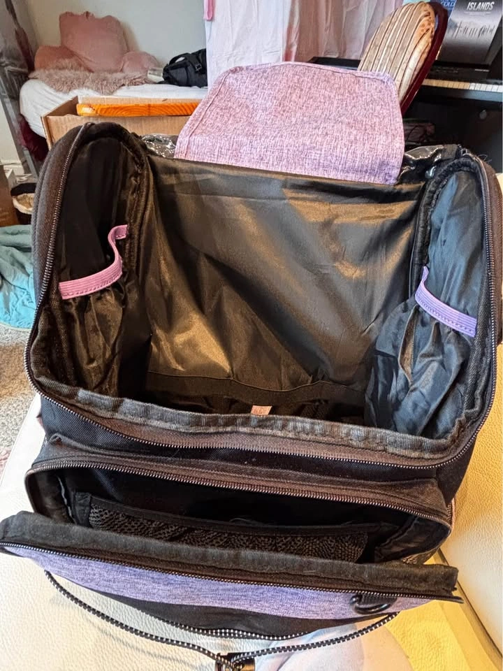 Black & Purple Multipurpose Backpack - photo 2