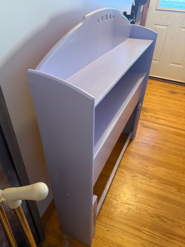 Wood Twin Headboard with Shelves - photo 2