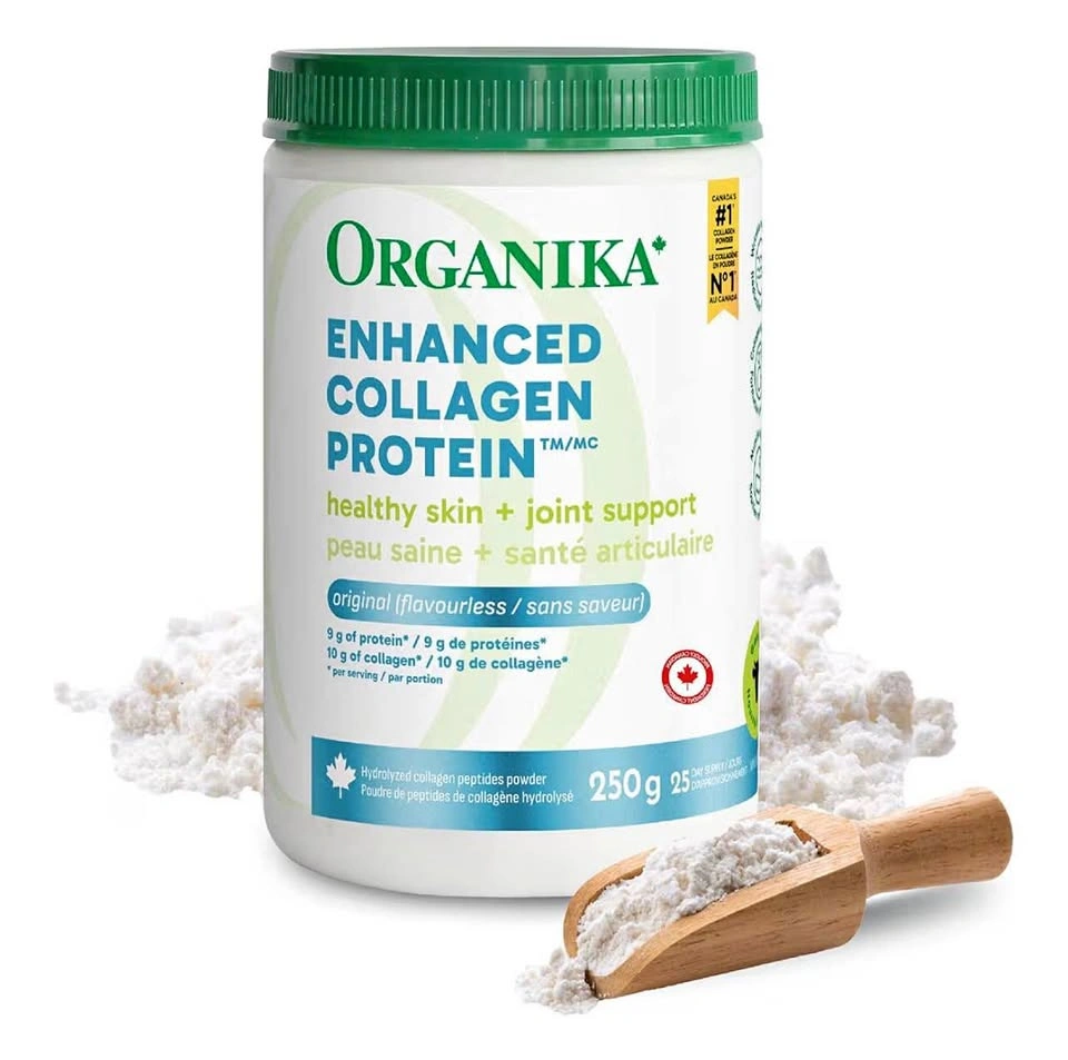 Organika Enhanced Collagen Protein Powder Unflavoured 250g