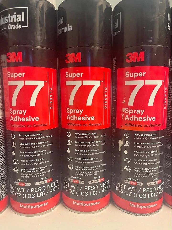 3M Super 77 Spray Adhesive Cans 467g