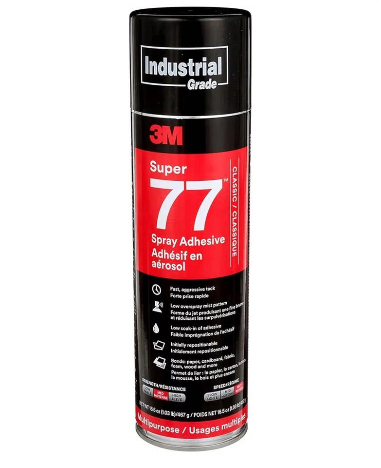 3M Super 77 Spray Adhesive Cans 467g - photo 2