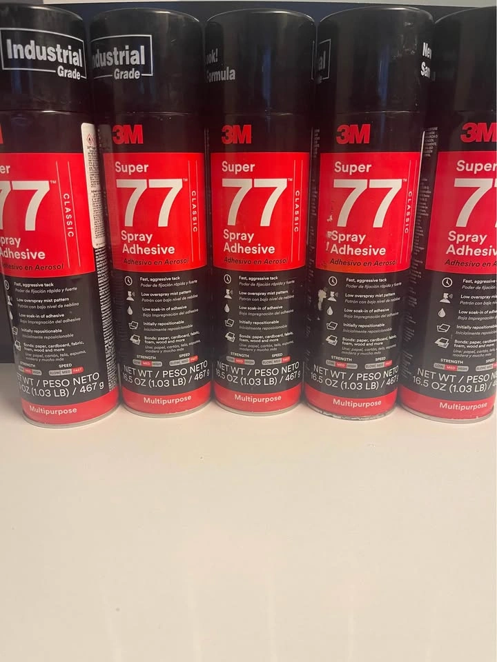 3M Super 77 Spray Adhesive Cans 467g - photo 3