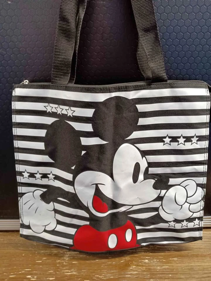 Disney Mickey Mouse Striped Tote Bag