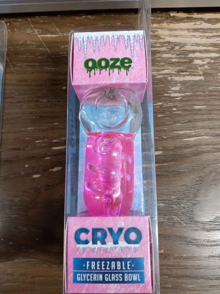 2pc Ooze Cryo Freezable Glycerin Glass Bowls - photo 3