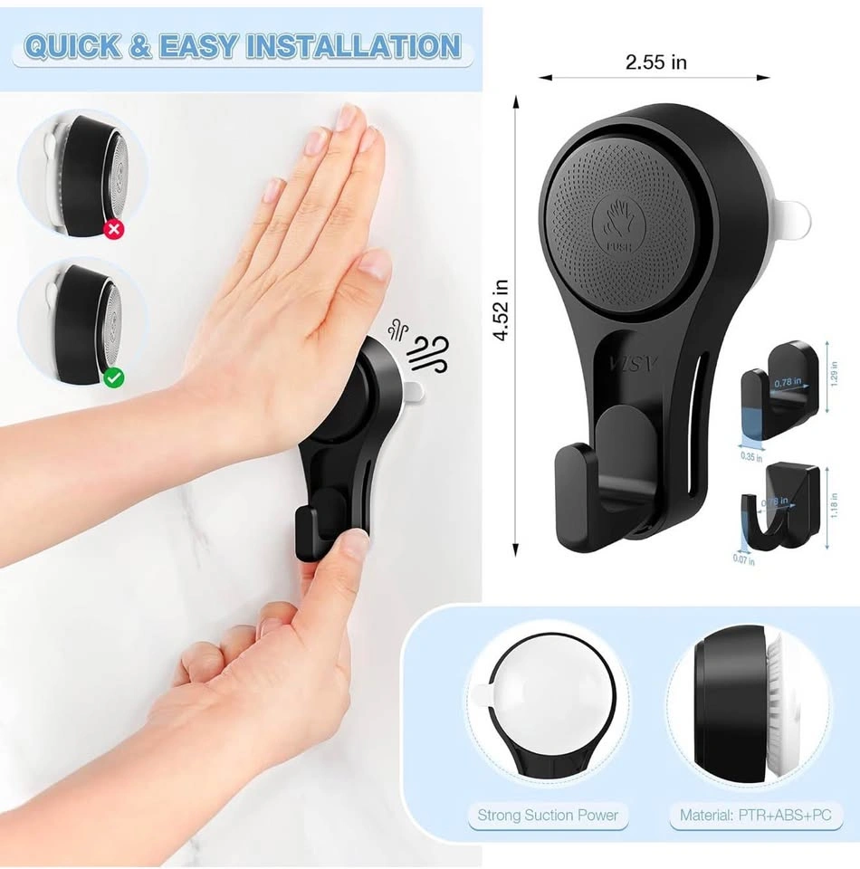 (New) 2Pcs Suction Cup Hooks - photo 3