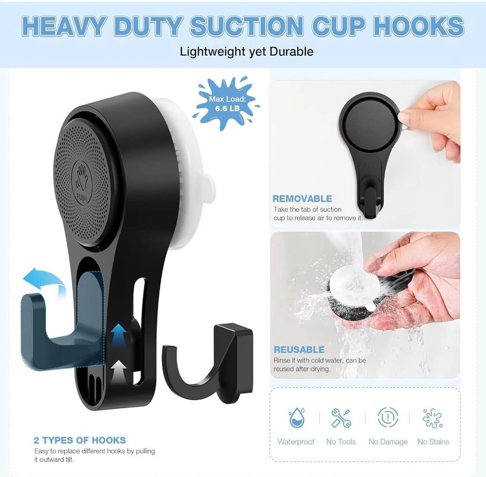 (New) 2Pcs Suction Cup Hooks - photo 5
