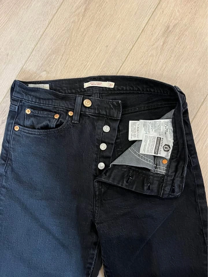LEVI’S Black Faded Straight-Leg Women’s Jeans - photo 4