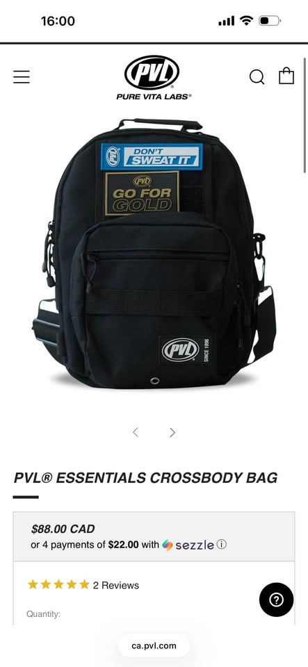 PVL Essentials Crossbody Bag NWT - photo 3