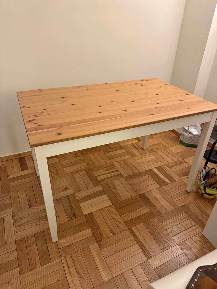 Ikea Lerhamn Table with 2 Chairs