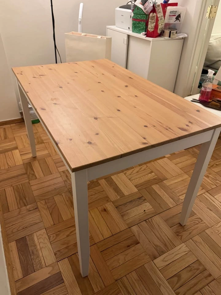 Ikea Lerhamn Table with 2 Chairs - photo 3